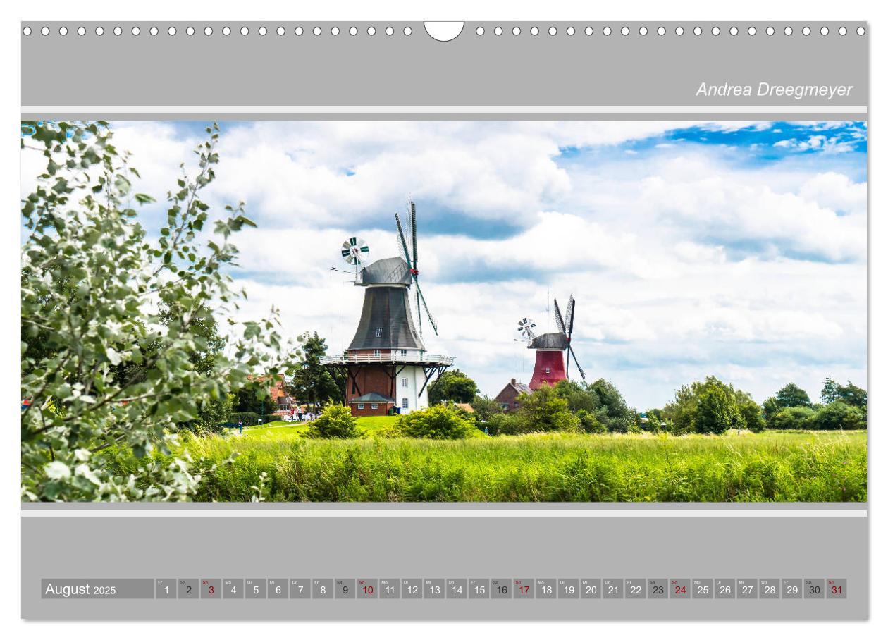 Bild: 9783435417216 | Greetsiel-Panorama (Wandkalender 2025 DIN A3 quer), CALVENDO...