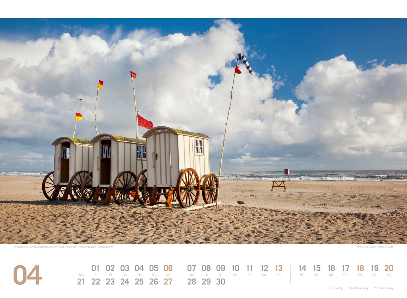 Bild: 9783838435183 | Nordsee - von Ostfriesland bis nach Sylt - ReiseLust Kalender 2025