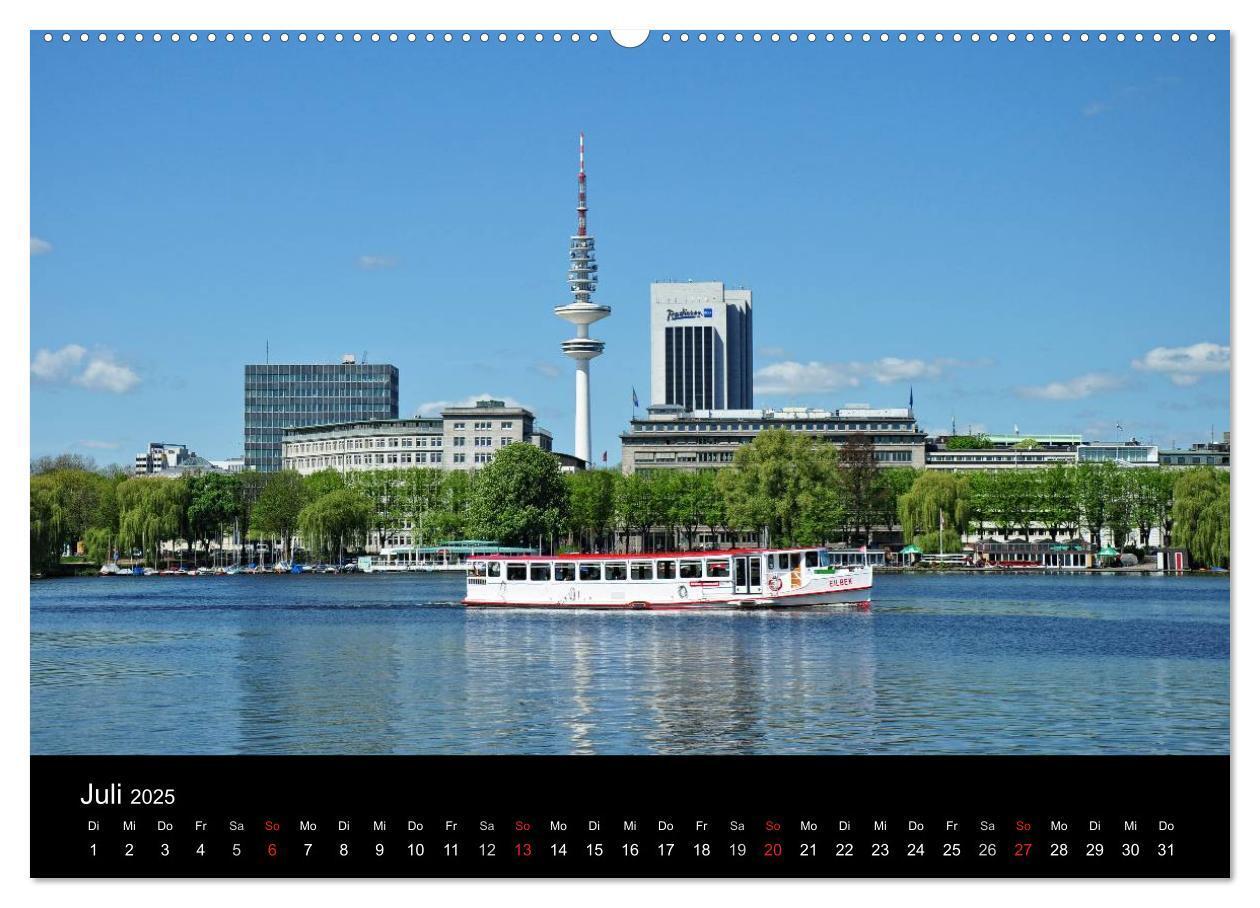 Bild: 9783435621385 | Hamburg . Das Tor zur Welt... (Wandkalender 2025 DIN A2 quer),...