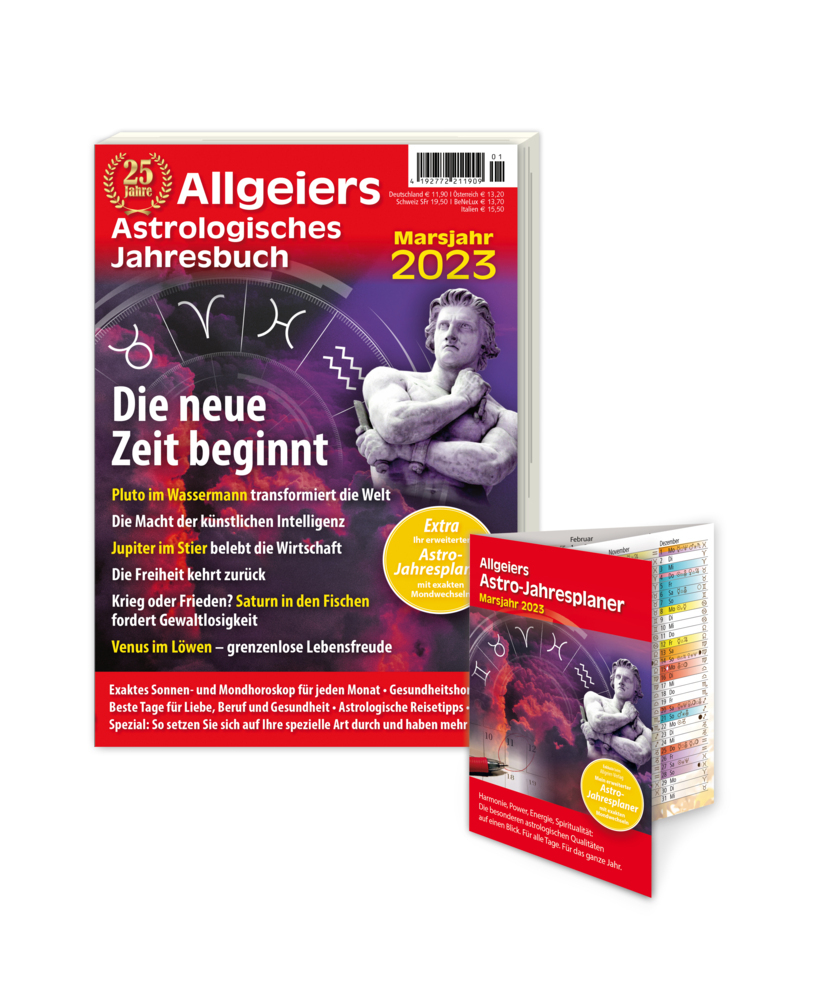 Cover: 9783944882093 | Allgeiers Astrologisches Jahresbuch 2023, m. 1 Buch | Michael Allgeier