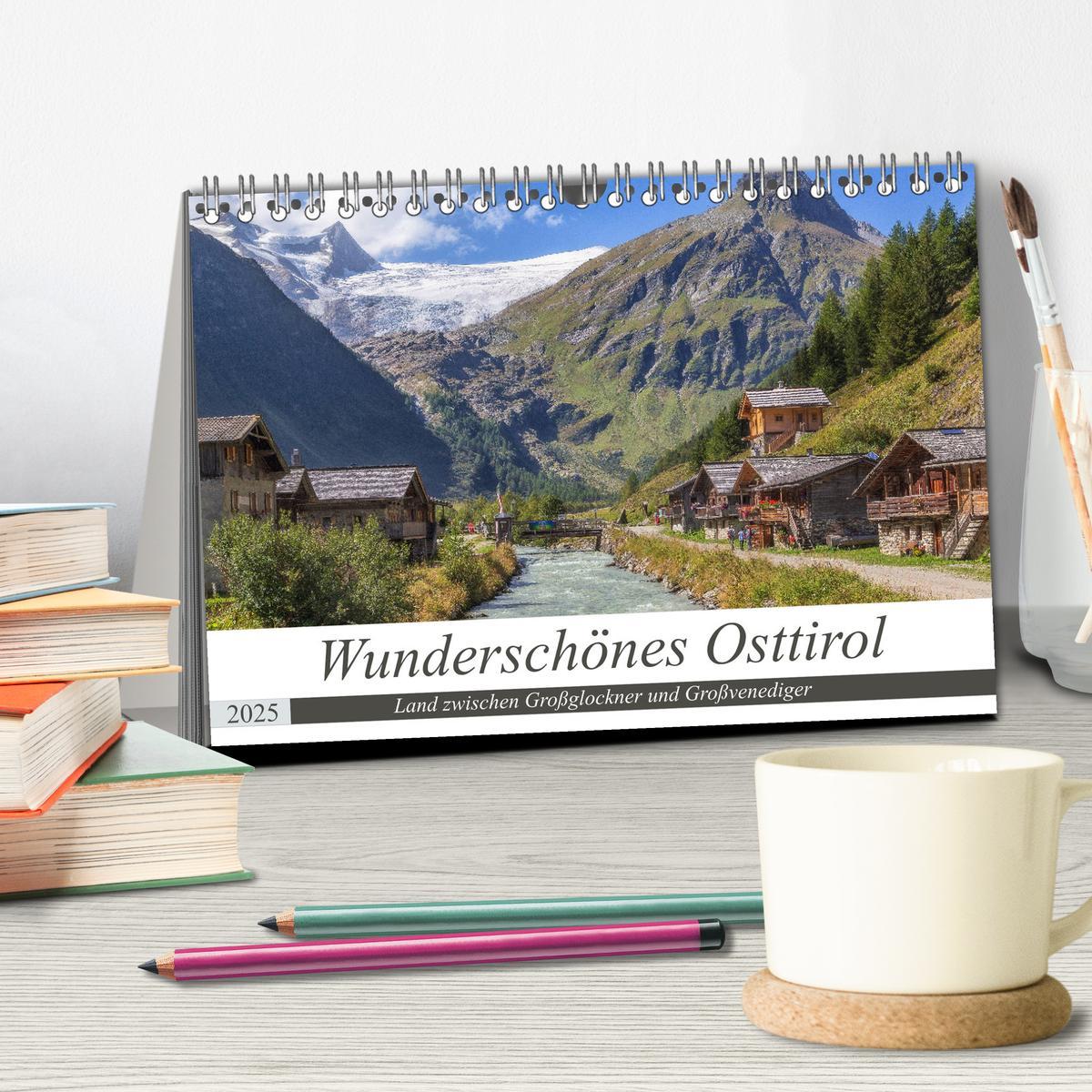 Bild: 9783435199365 | Wunderschönes Osttirol (Tischkalender 2025 DIN A5 quer), CALVENDO...