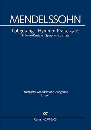 Cover: 9790007060992 | Lobgesang (Klavierauszug) | Sinfonie-Kantate MWV A 18, 1840 | Buch