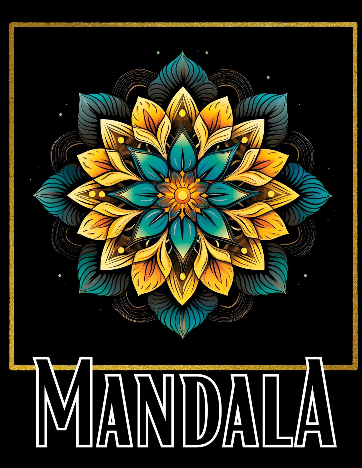 Cover: 9783384060204 | Black Mandala- Das Malbuch | Lucy´s Schwarze Malbücher | Taschenbuch