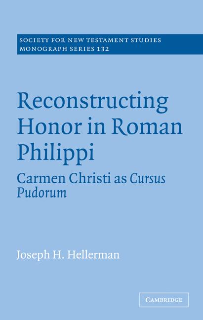 Cover: 9780521090834 | Reconstructing Honor in Roman Philippi | Joseph H. Hellerman | Buch