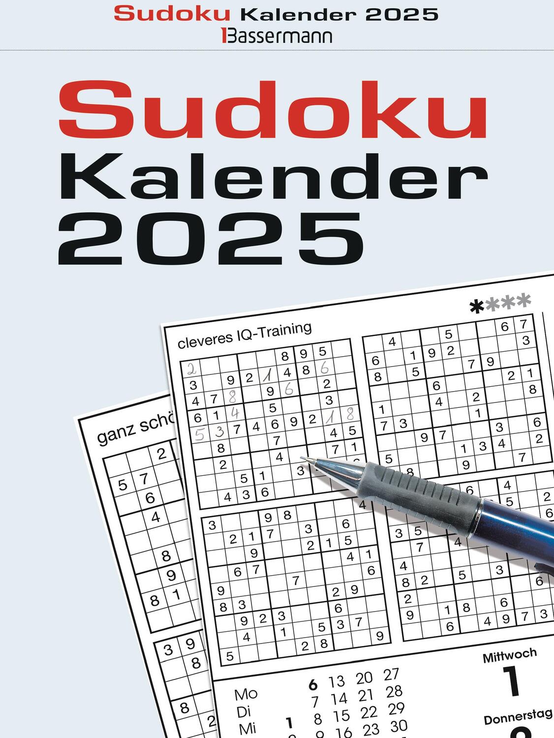 Cover: 9783809449171 | Sudokukalender 2025. Der beliebte Abreißkalender mit 800 Zahlenrätseln