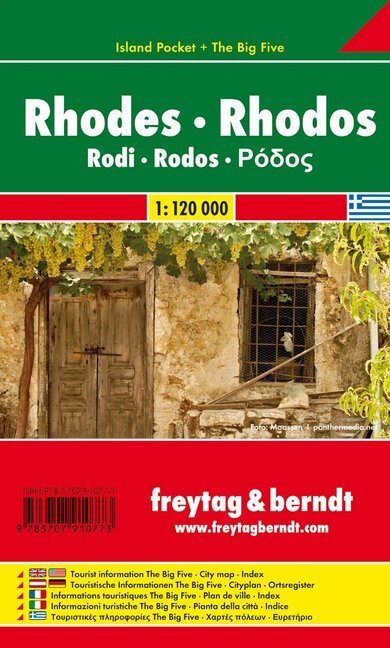 Cover: 9783707910773 | Freytag & Berndt Autokarte Rhodos. Rhodes. Rodi; Rodos; Rodas; Rodosz