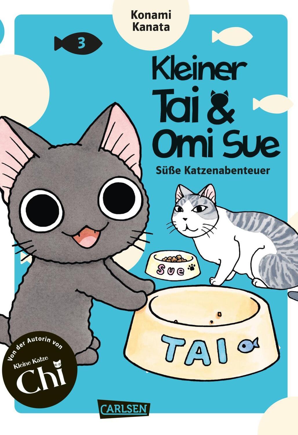 Cover: 9783551765093 | Kleiner Tai &amp; Omi Sue - Süße Katzenabenteuer 3 | Konami Kanata | Buch