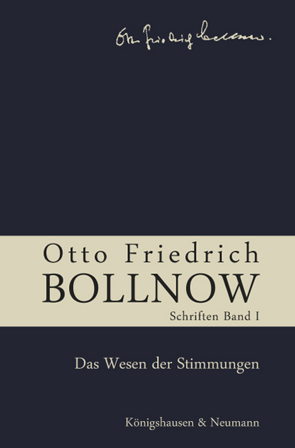 Cover: 9783826039300 | Das Wesen der Stimmungen | Otto Fr. Bollnow | Taschenbuch | 2008