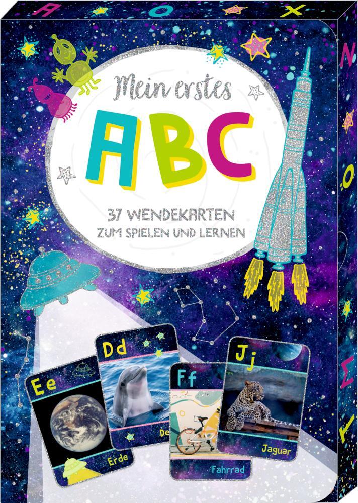 Cover: 4050003722009 | Wisch-und-weg-Wendekarten - Cosmic School - Mein erstes ABC | Stück