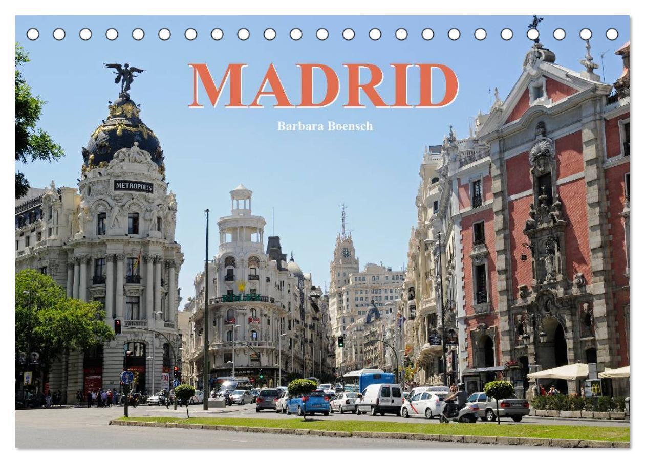 Cover: 9783435818686 | Madrid (Tischkalender 2025 DIN A5 quer), CALVENDO Monatskalender