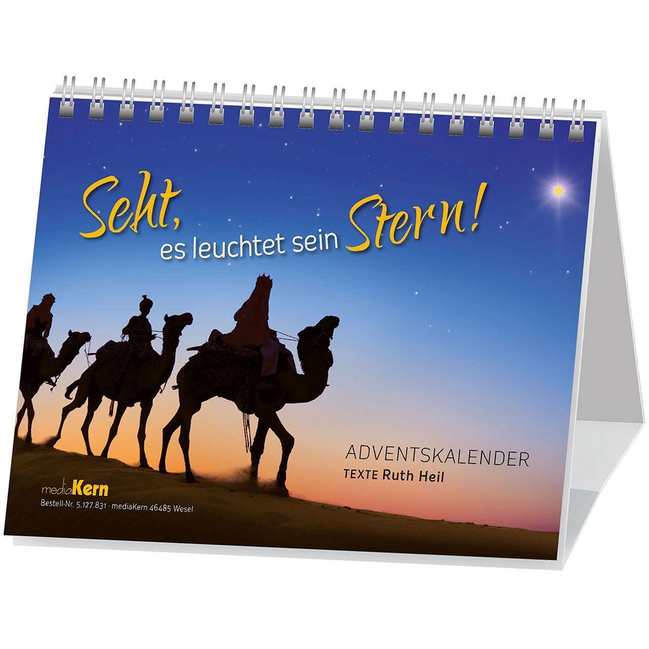 Cover: 9783842978317 | Seht, es leuchtet sein Stern | Adventskalender | Ruth Heil | Kalender