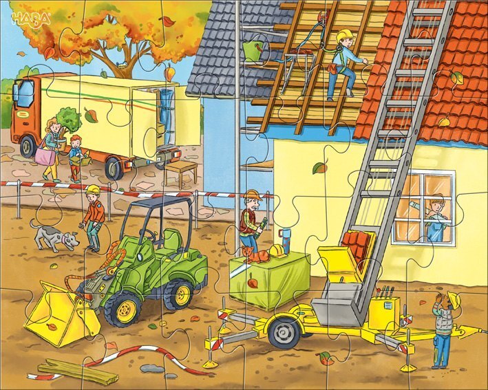 Bild: 4010168250533 | Puzzles Auf der Baustelle (Kinderpuzzle) | Spiel | In Spielebox | 2020