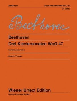 Cover: 800522003523 | Three Piano Sonatas WoO 47 | Kurfürstensonaten. WoO 47. Klavier.