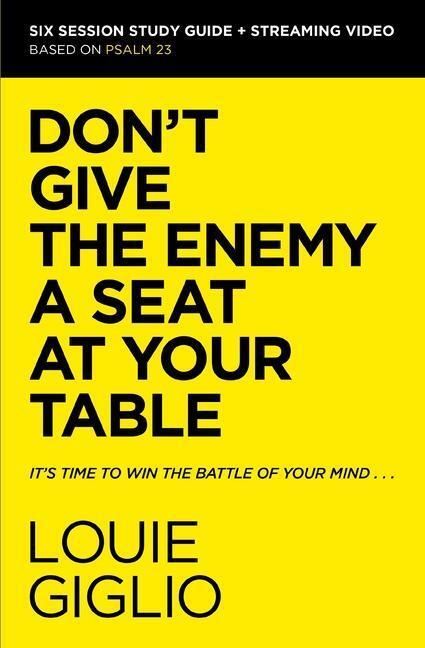 Cover: 9780310156284 | Don't Give the Enemy a Seat at Your Table Bible Study Guide Plus...