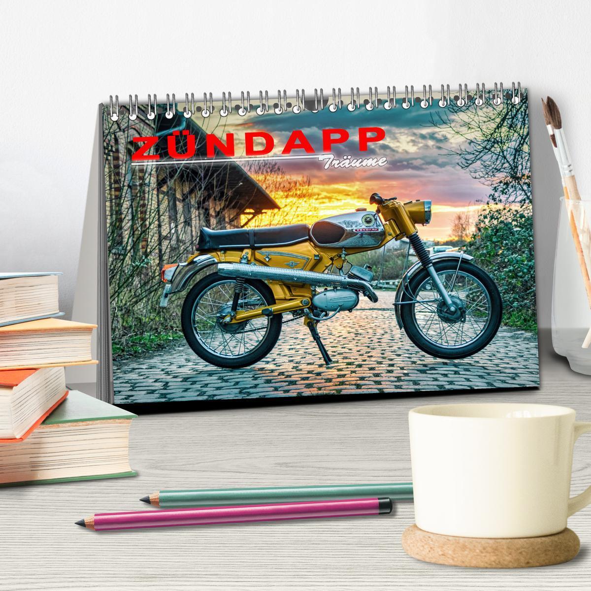 Bild: 9783383787881 | Zündapp-Träume (Tischkalender 2025 DIN A5 quer), CALVENDO...