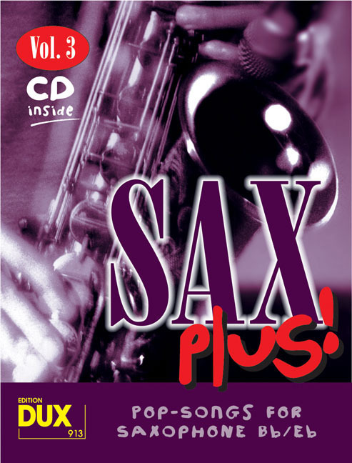 Cover: 9790500170303 | Sax Plus! Vol. 3 | Arturo Himmer | Buch + CD | Dux Edition