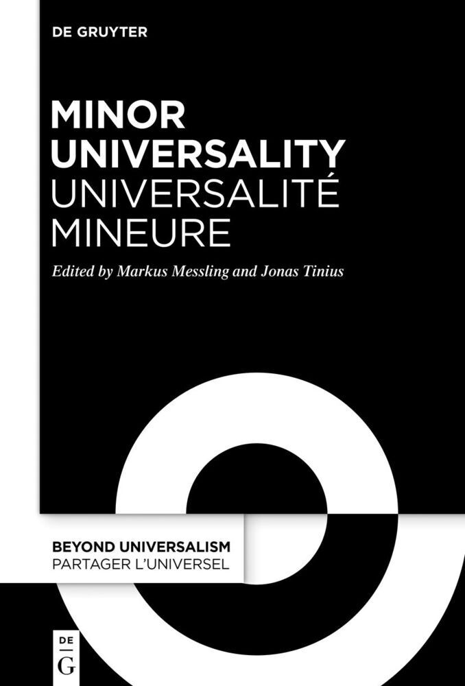 Cover: 9783110798487 | Minor Universality / Universalité mineure | Markus Messling (u. a.)