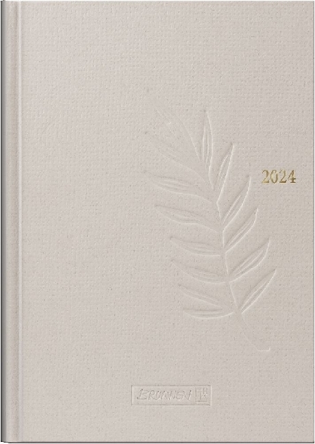 Cover: 4061947108798 | Wochenkalender, Buchkalender, 2024, Modell 796, Naturkarton, hanf