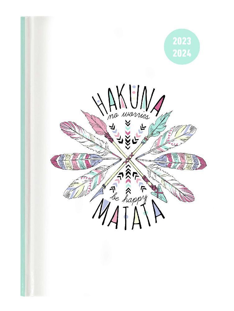 Cover: 4251732337391 | Collegetimer Hakuna Matata 2023/2024 - Schüler-Kalender A5 (15x21...