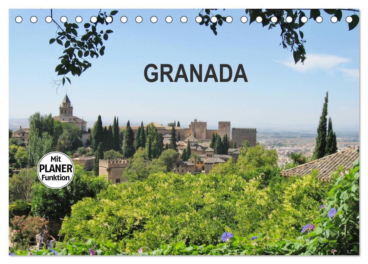 Cover: 9783383319297 | Granada (Tischkalender 2024 DIN A5 quer), CALVENDO Monatskalender