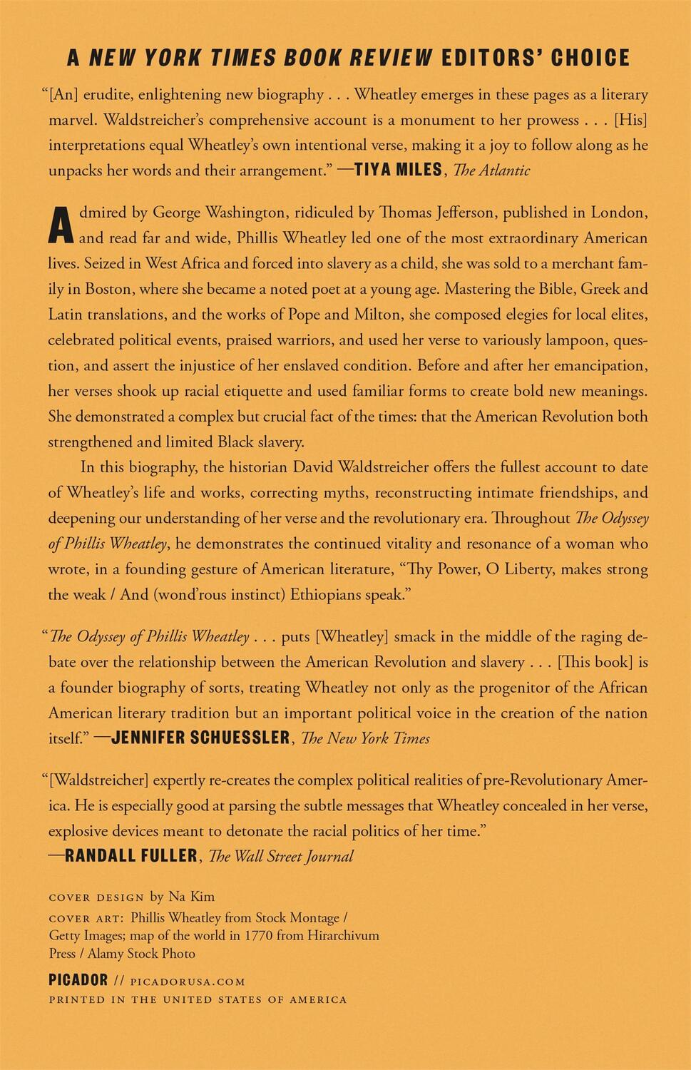 Rückseite: 9780809098248 | The Odyssey of Phillis Wheatley: A Poet's Journeys Through American...