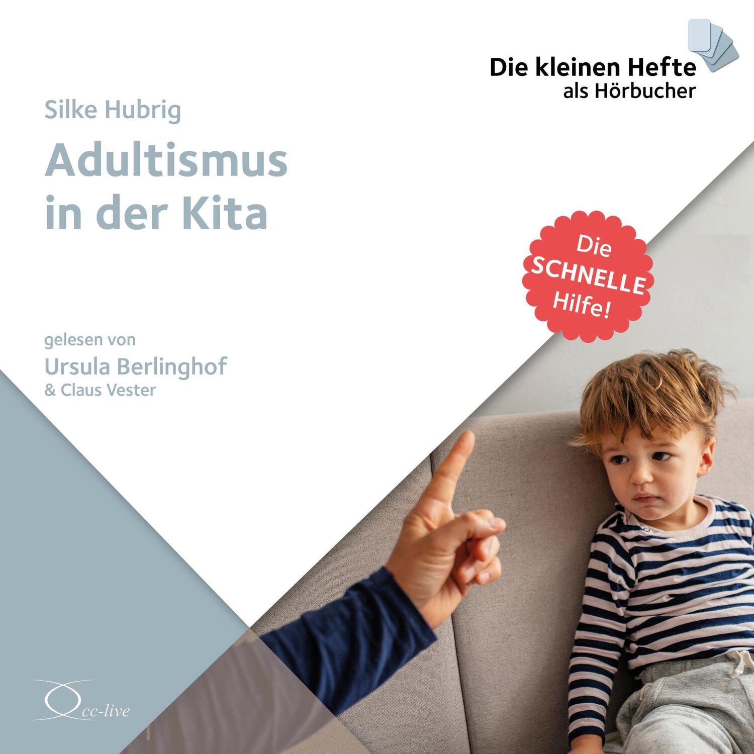 Cover: 9783956163883 | Adultismus in der Kita | Die schnelle Hilfe! | Silke Hubrig | Audio-CD