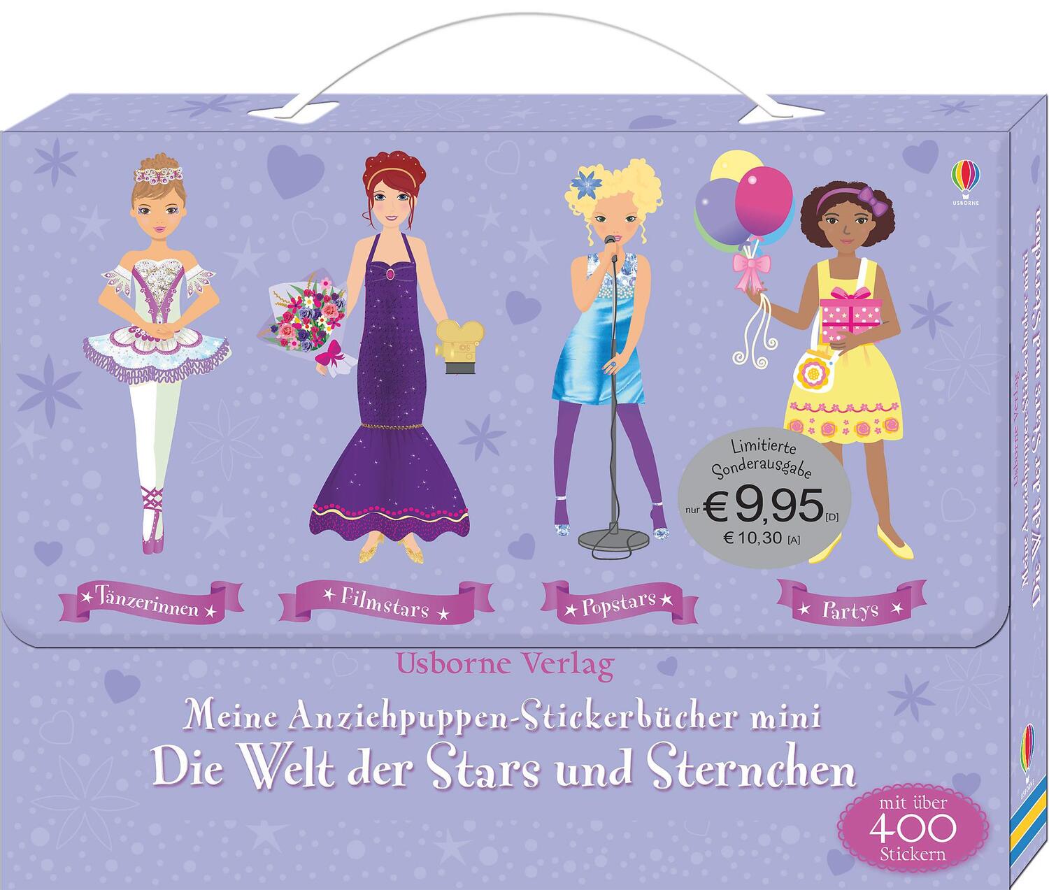 Cover: 9781782325895 | Meine Anziehpuppen-Stickerbücher mini: Die Welt der Stars und...