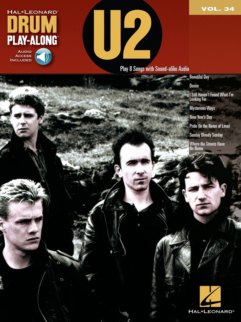 Cover: 884088967369 | U2 | Drum Play-Along Volume 24 | Drum Play-Along | Buch + Online-Audio