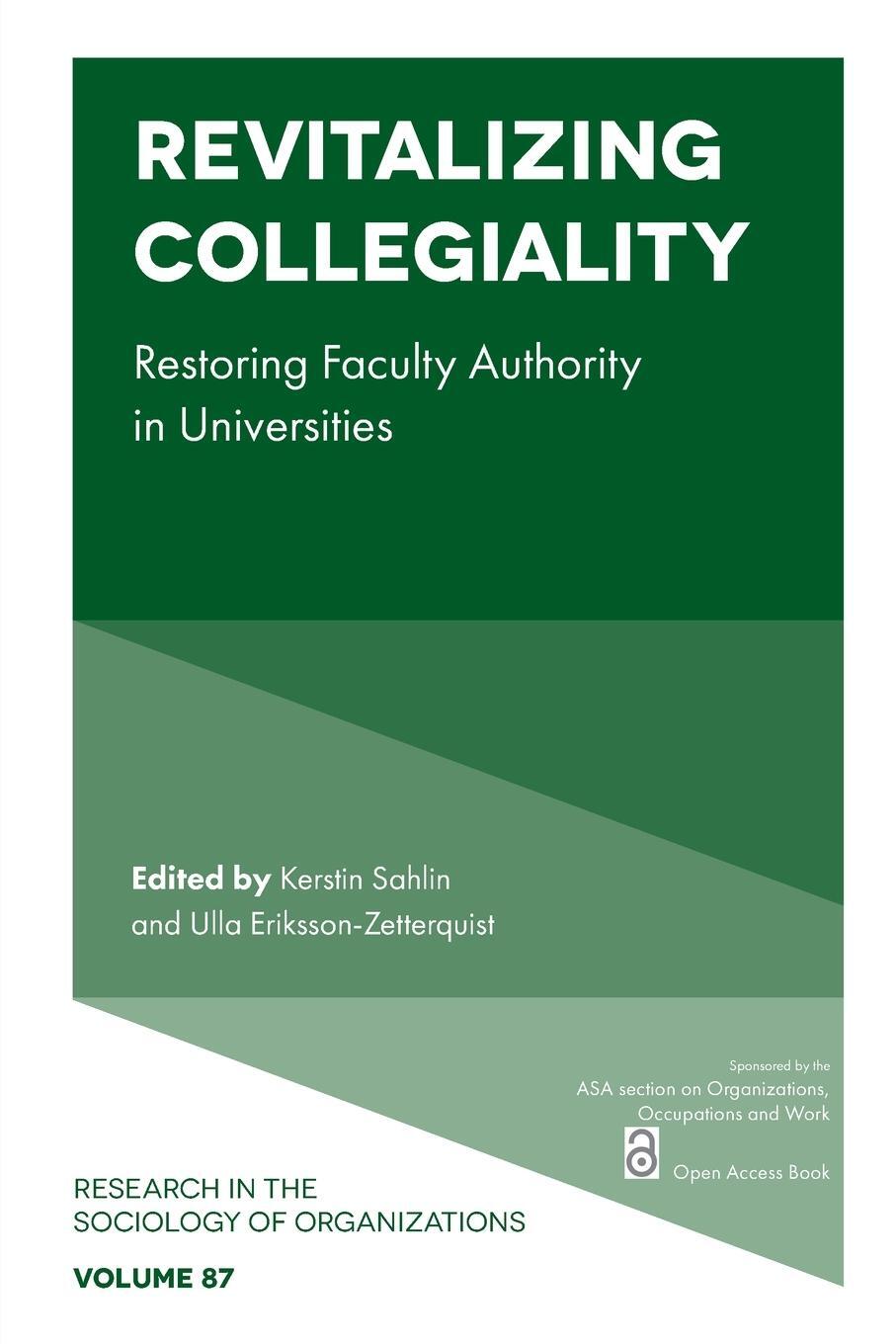 Cover: 9781804558218 | Revitalizing Collegiality | Kerstin Sahlin | Taschenbuch | Paperback