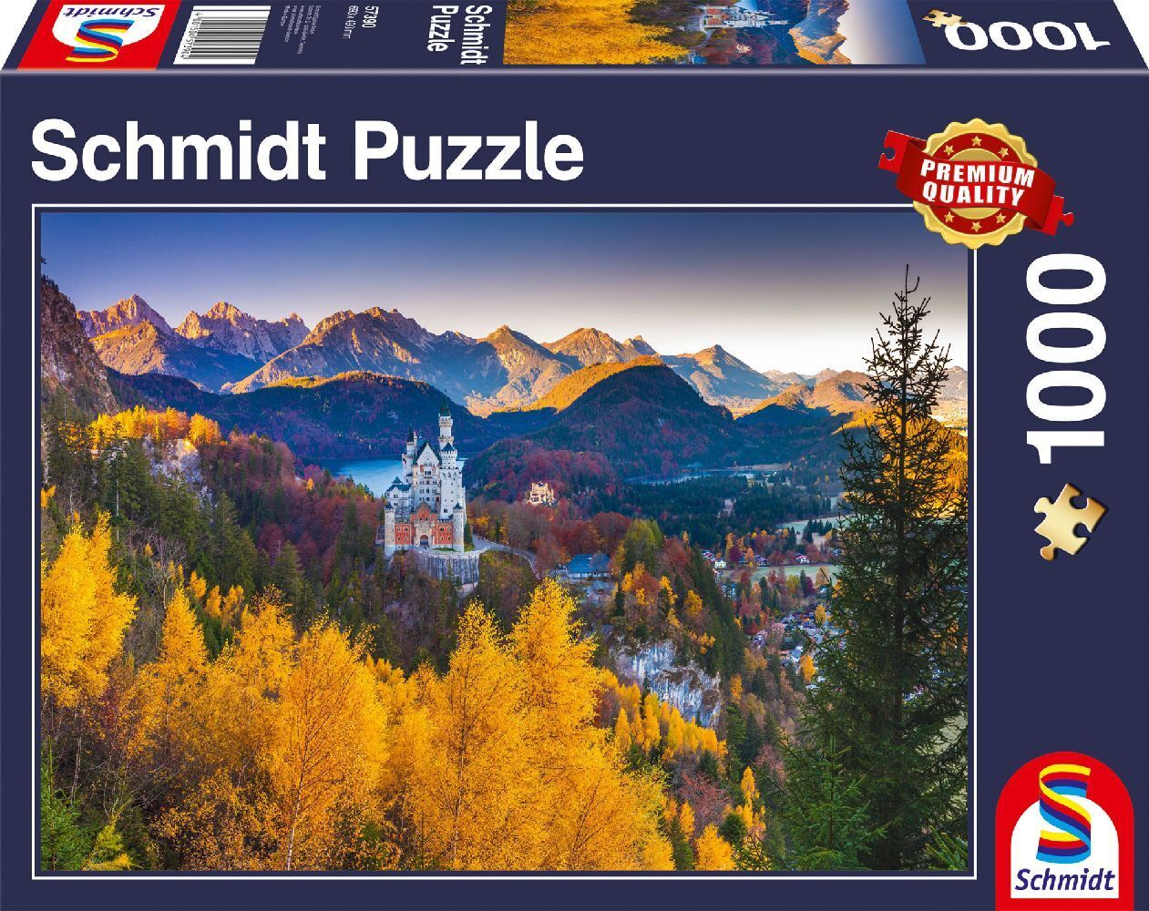 Cover: 4001504573904 | Herbstliches Neuschwanstein | Puzzle Standard 1.000 Teile | Spiel