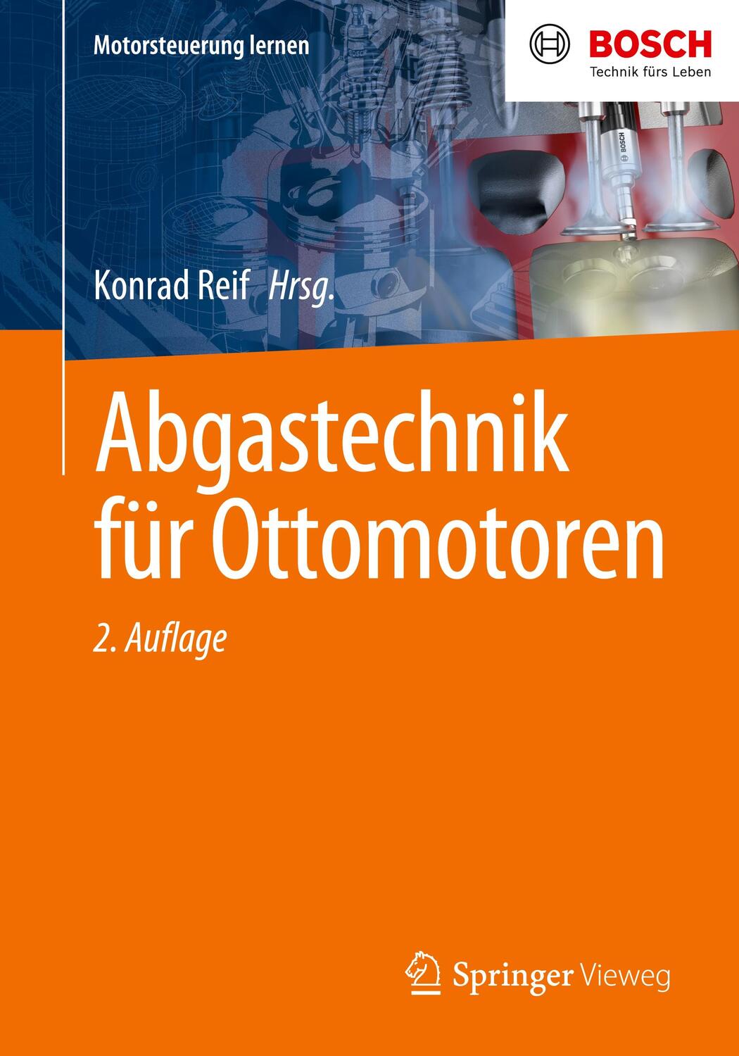 Cover: 9783658387235 | Abgastechnik für Ottomotoren | Konrad Reif | Taschenbuch | xii | 2023