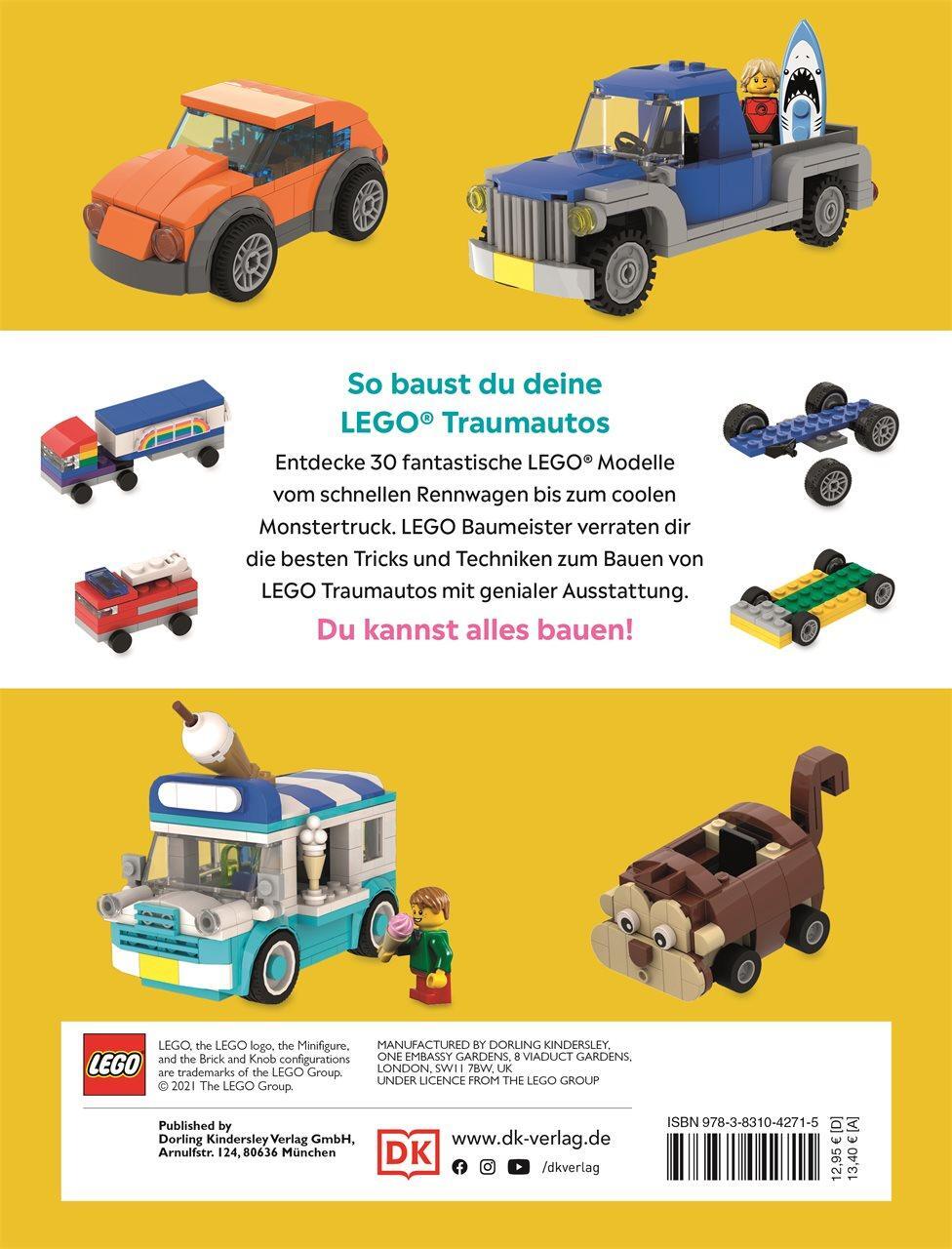Rückseite: 9783831042715 | LEGO® Bauideen Autos | Buch | 96 S. | Deutsch | 2021