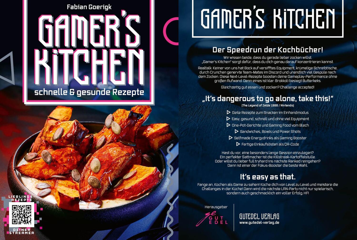 Bild: 9783948991036 | Gamer's Kitchen | schnelle &amp; gesunde Rezepte | Fabian Goerigk | Buch