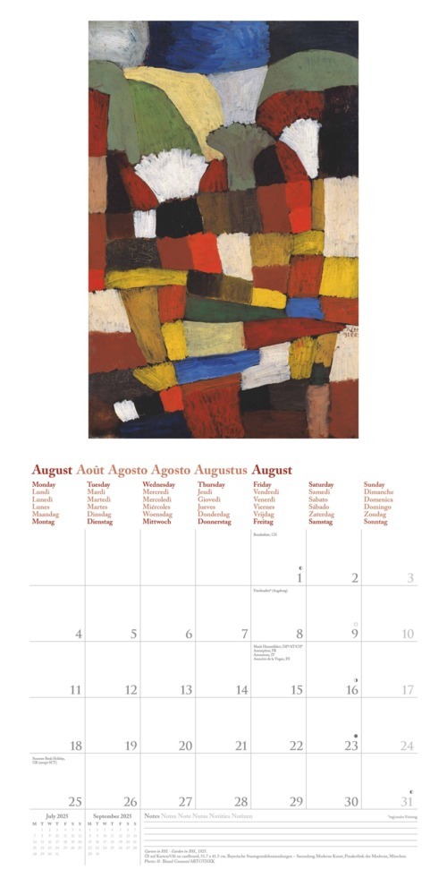 Bild: 4002725994141 | N NEUMANNVERLAGE - Paul Klee 2025 Broschürenkalender, 30x30cm,...