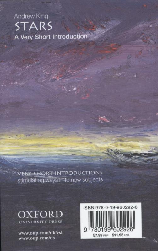 Rückseite: 9780199602926 | Stars: A Very Short Introduction | Andrew King | Taschenbuch | 2012