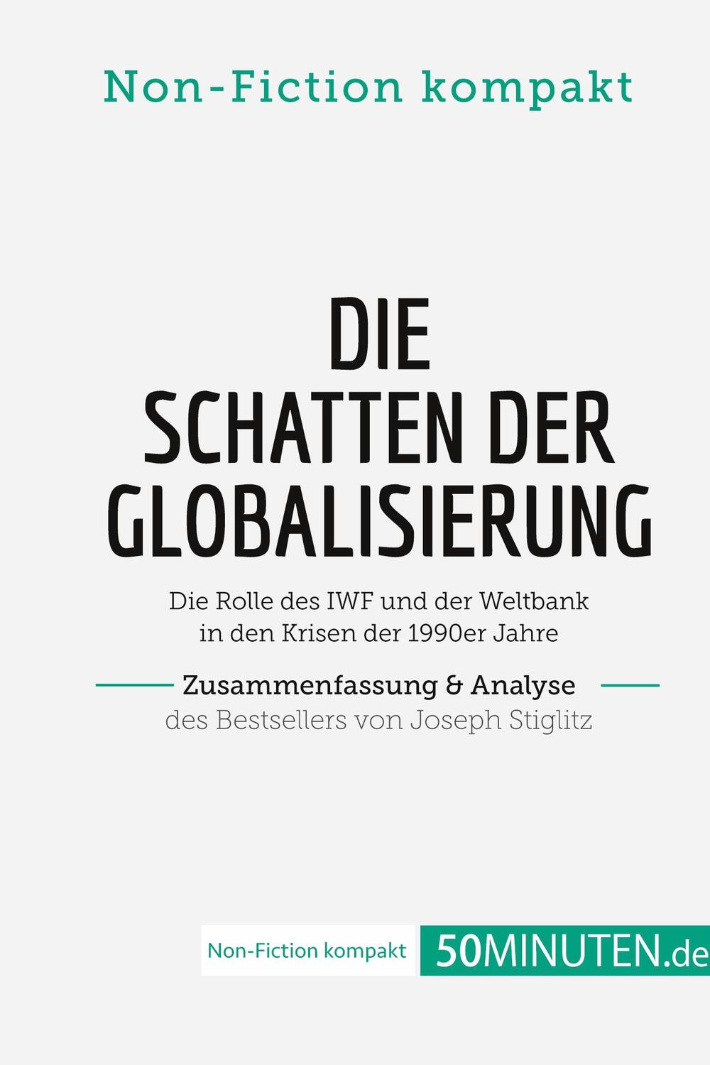 Cover: 9782808022613 | Die Schatten der Globalisierung. Zusammenfassung & Analyse des...