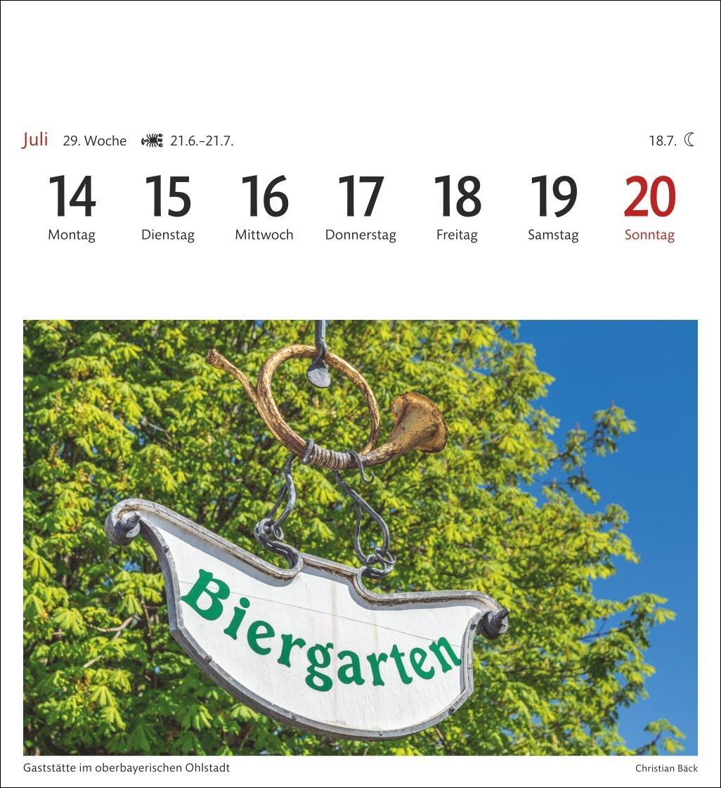 Bild: 9783840033919 | Bayern Sehnsuchtskalender 2025 - Wochenkalender mit 53 Postkarten