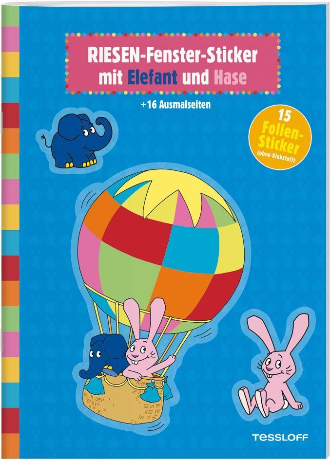 Cover: 9783788641627 | RIESEN-Fenster-Sticker mit Elefant und Hase | Taschenbuch | 24 S.