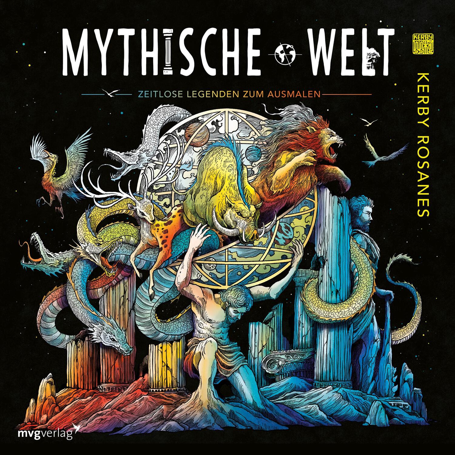 Cover: 9783747405048 | Mythische Welt | Zeitlose Legenden zum Ausmalen | Kerby Rosanes | Buch