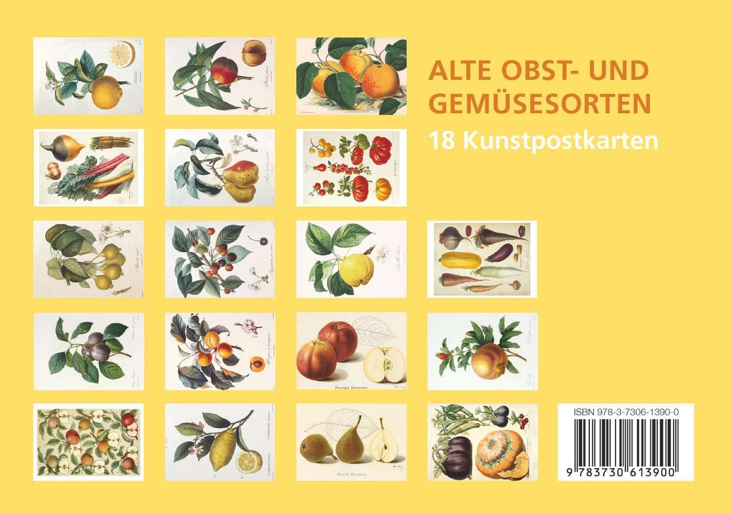 Bild: 9783730613900 | Postkarten-Set Alte Obst- und Gemüsesorten | Anaconda Verlag | Buch