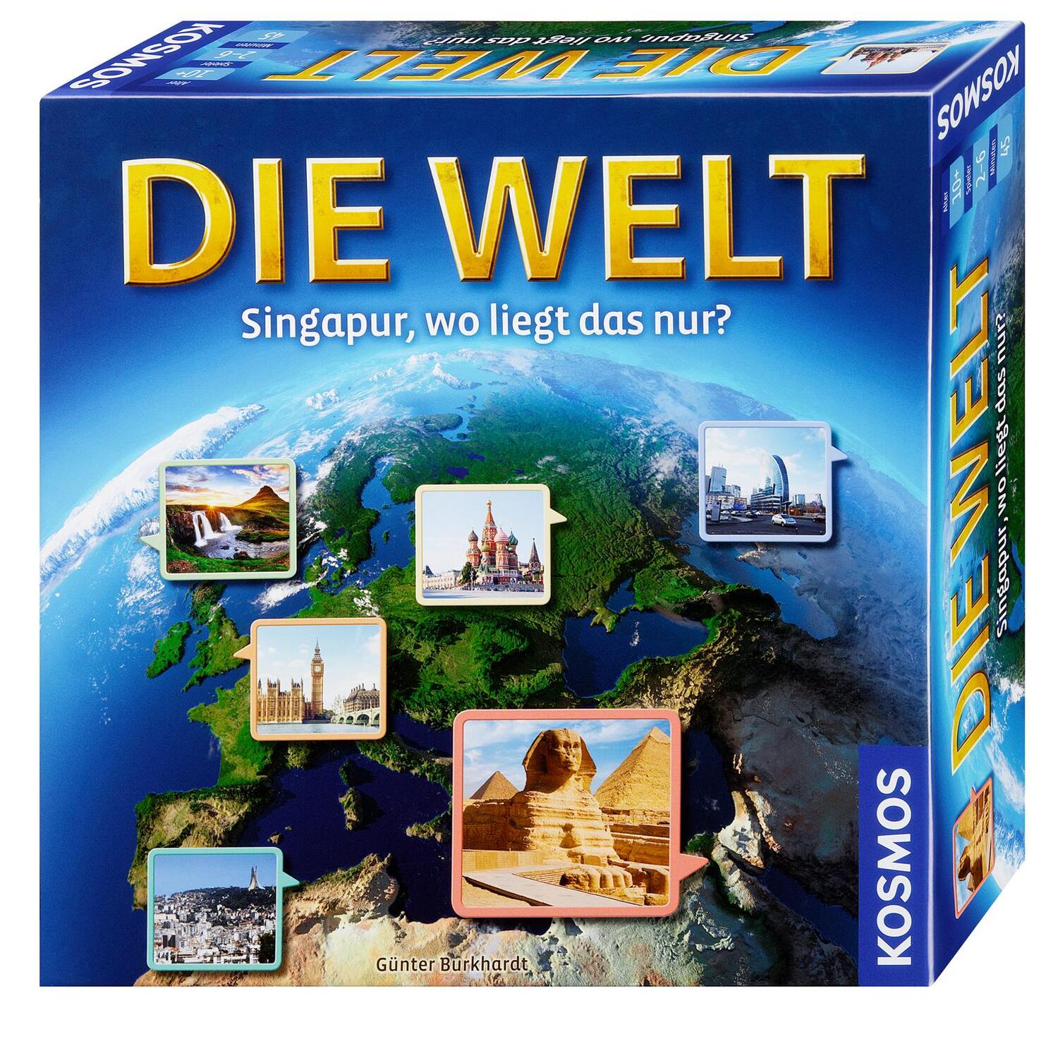Cover: 4002051691882 | Die Welt - Singapur, wo liegt das nur? | Für 2 - 6 Spieler | Burkhardt