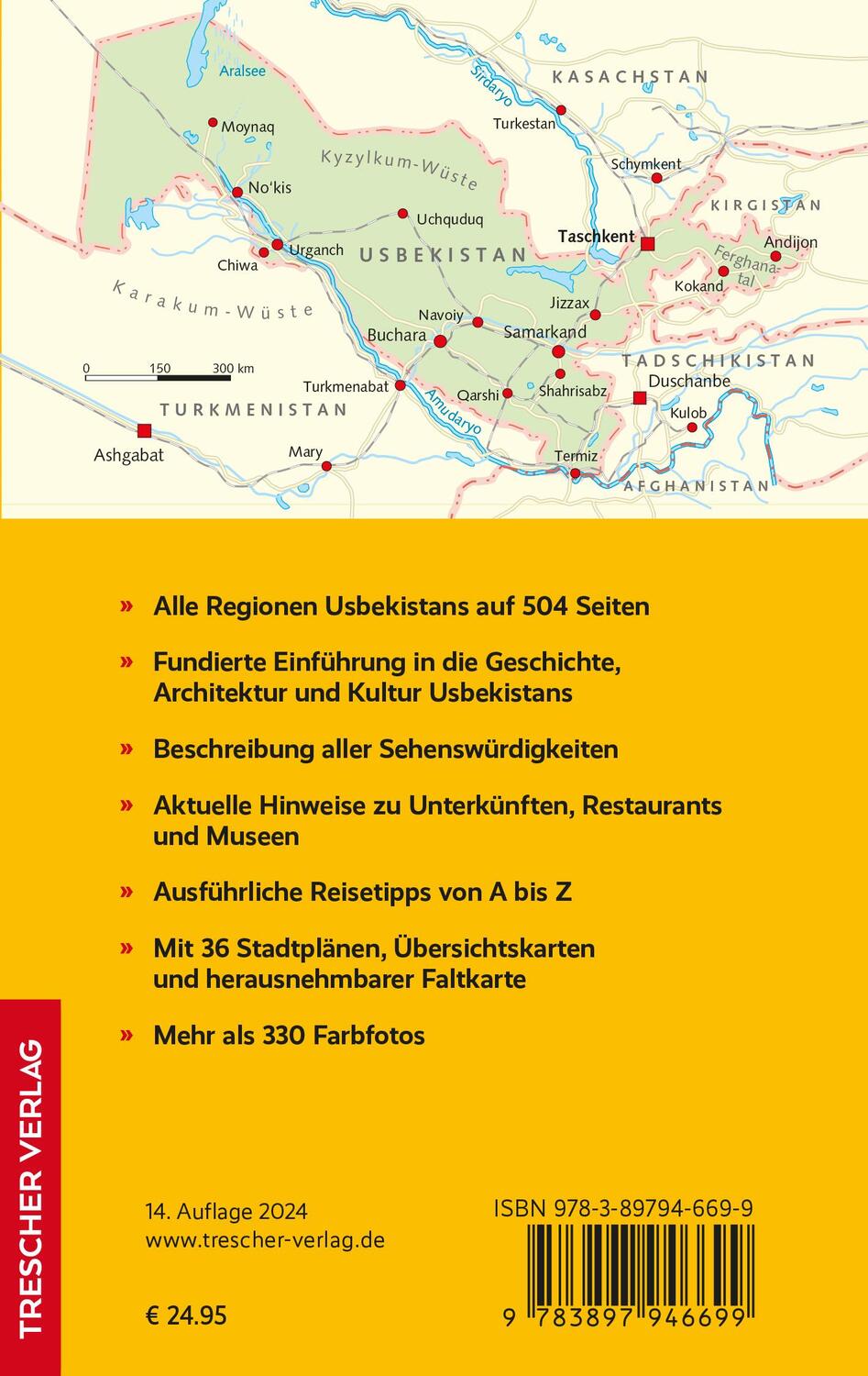 Rückseite: 9783897946699 | TRESCHER Reiseführer Usbekistan | Bodo Thöns (u. a.) | Taschenbuch