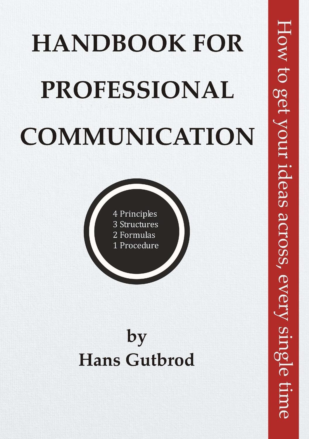 Cover: 9783744870788 | Handbook for Professional Communication | Hans Gutbrod | Taschenbuch