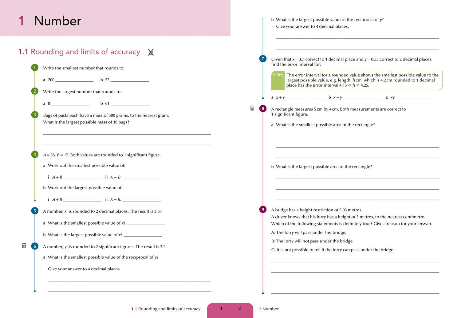 Bild: 9780008322519 | AQA GCSE Maths Grade 5-7 Workbook | Brian Speed (u. a.) | Taschenbuch