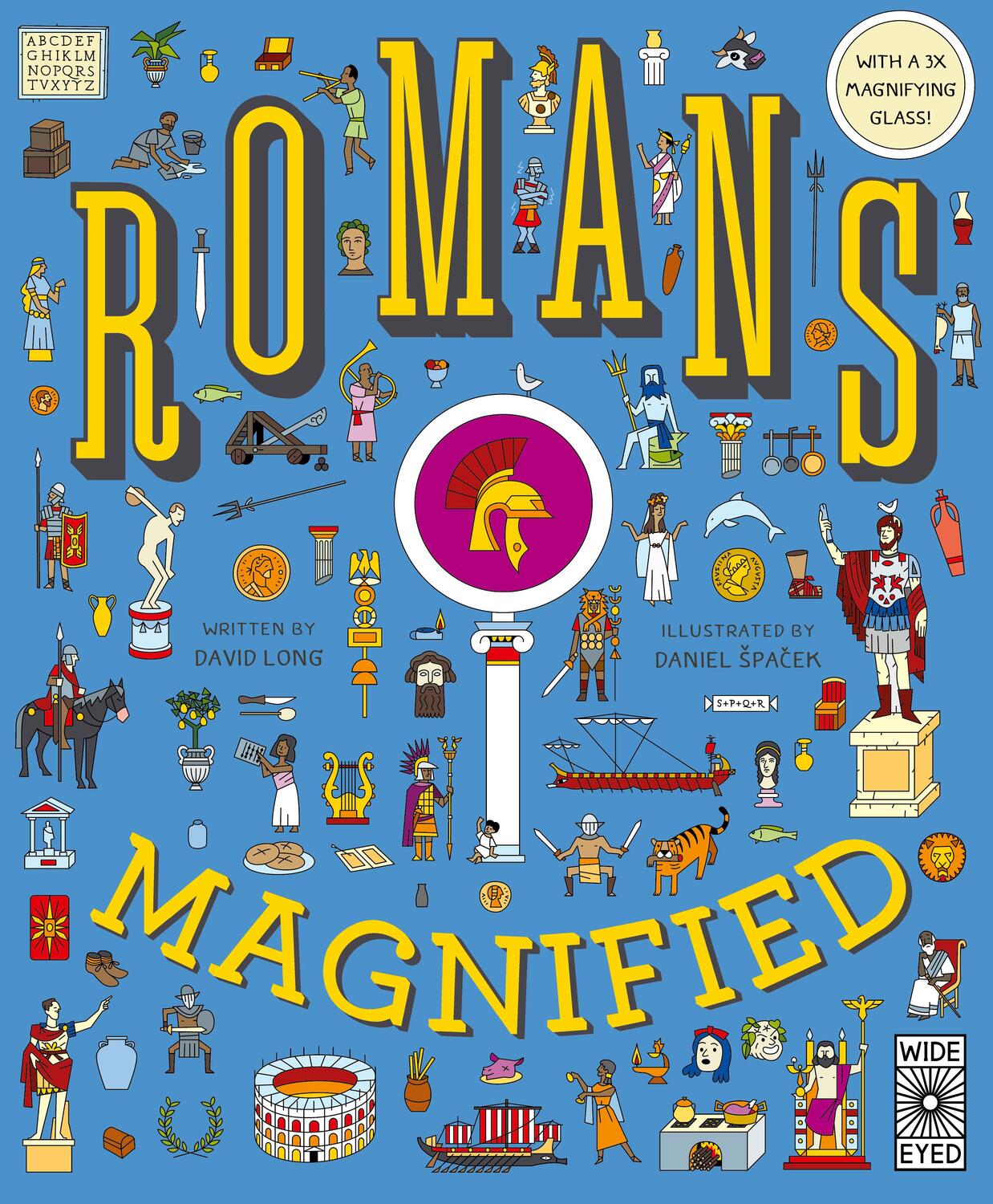 Cover: 9780711266858 | Romans Magnified | With a 3x Magnifying Glass! | David Long | Buch