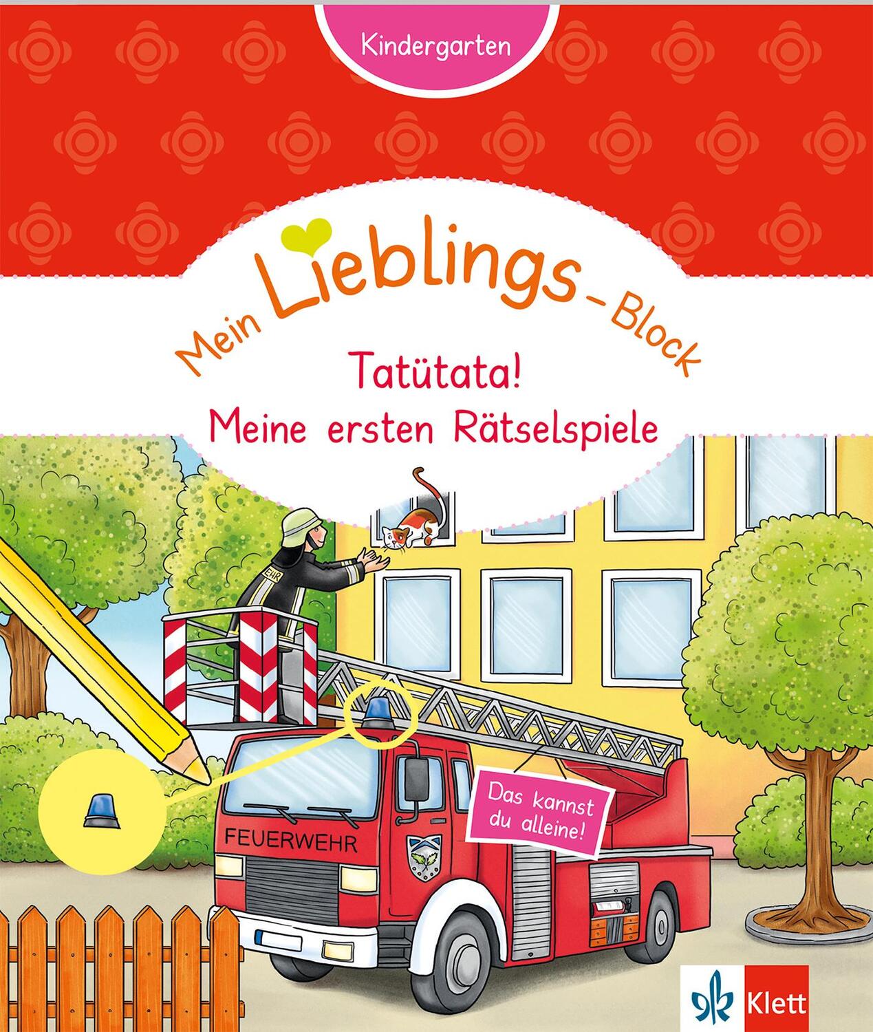 Cover: 9783129494851 | Mein Lieblings-Block Tatütata! Meine ersten Rätselspiele | Taschenbuch