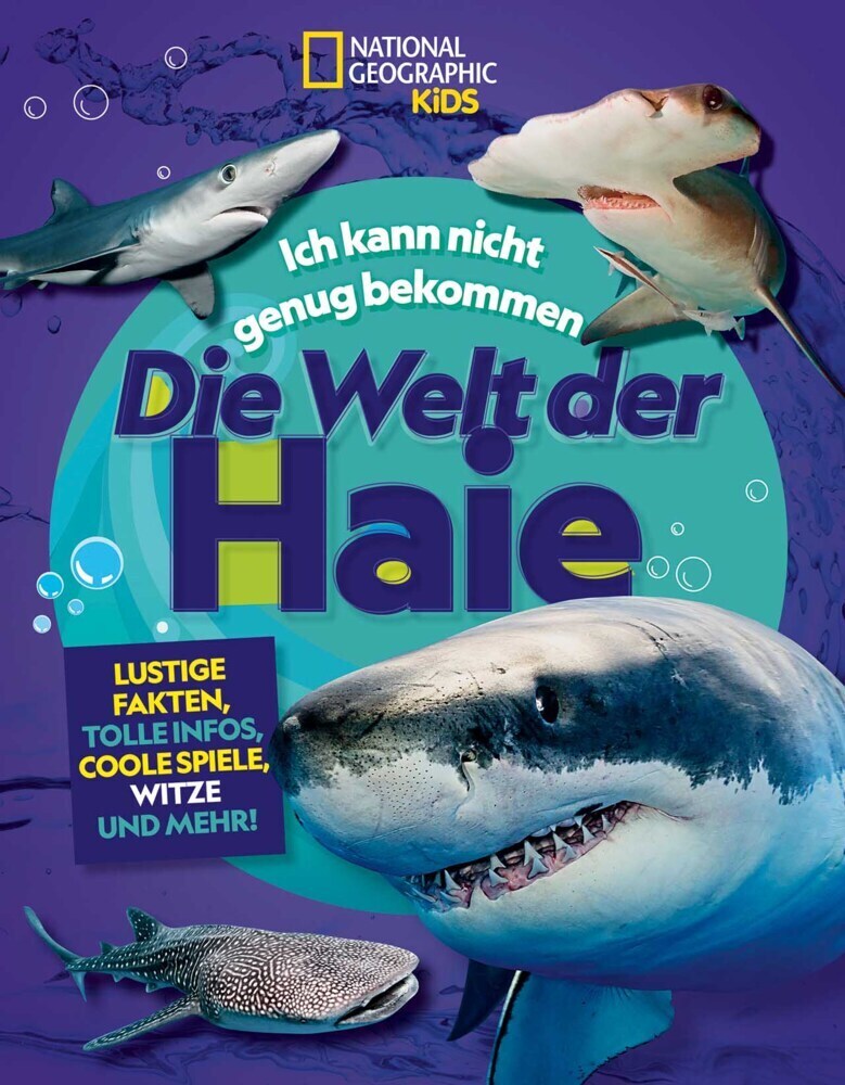 Cover: 9788863125443 | Die Welt der Haie: Lustige Fakten, tolle Infos, coole Spiele, Witze...