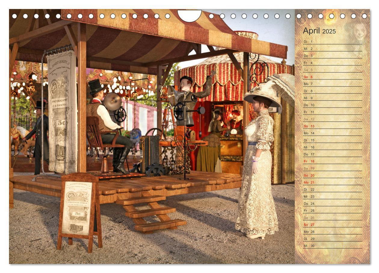 Bild: 9783383838538 | Steampunk Carnival (Wandkalender 2025 DIN A4 quer), CALVENDO...