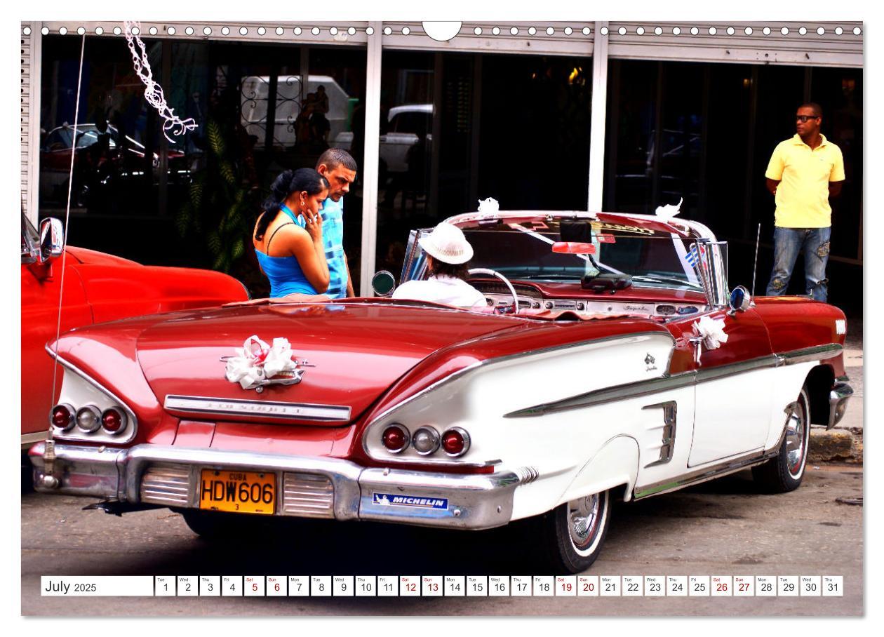 Bild: 9781325935130 | Classic Beauties - Wedding cars in Havana (Wall Calendar 2025 DIN...