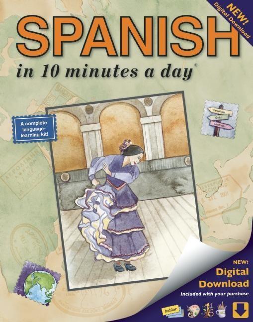 Cover: 9781931873307 | SPANISH in 10 minutes a day® | New Digital Download | Kristine Kershul